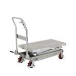 TABLE ELEVATRICE MOBILE INOX A LEVEE ELECTRIQUE (100D 9/55) - HABRIAL