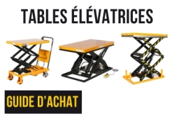 Guide d'achat tables élévatrices - Manulevage