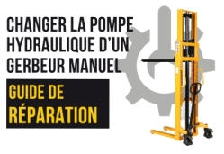 Changement de la pompe hydraulique du gerbeur manuel - Manulevage